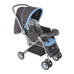Carrinho de Bebe Cosco Reverse Azul Carrinho de Bebe Cosco Reverse Azul